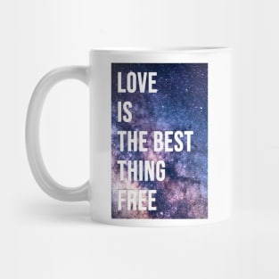 love is the best thing free Mug